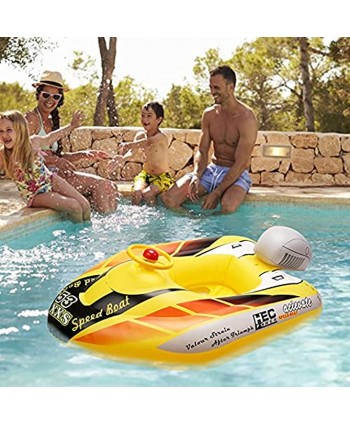 Nanyaciv Inflatable Swim Ring Pool Inflatable Children Swimming Boat Floating Boat Toy for Kids Inflatable Swimming Float Seat Boat Pool Ring Pool Float for Kids Toddler