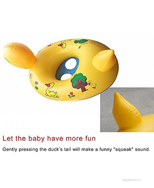 Pool Floats for Kids Baby Swimming Pool Floats Inflatable Duck Pool Float for Kids Funny Pool Floats Baby Shower Bath Seat Tub Water Fun Games Toys for 1 Year Old up Toddler
