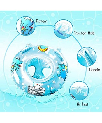 StillCool Baby Swimming Float Inflatable Swimming Ring with Float Seat for 6 Months-6 Years ChildrenNew Blue