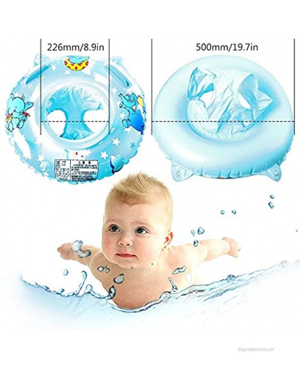 StillCool Baby Swimming Float Inflatable Swimming Ring with Float Seat for 6 Months-6 Years ChildrenNew Blue