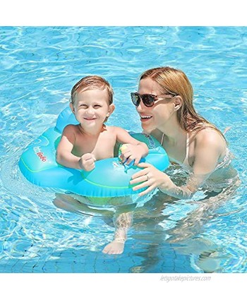 Swimbobo Baby Swimming Pool Float Inflatable Toddler Floaties Infant Swim Pool Seat Floating Ring for Kids Aged 3-6 Years O