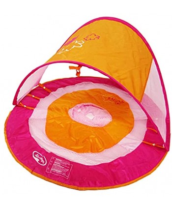 SwimWays Baby Spring Float Sun Canopy Pink Butterfly