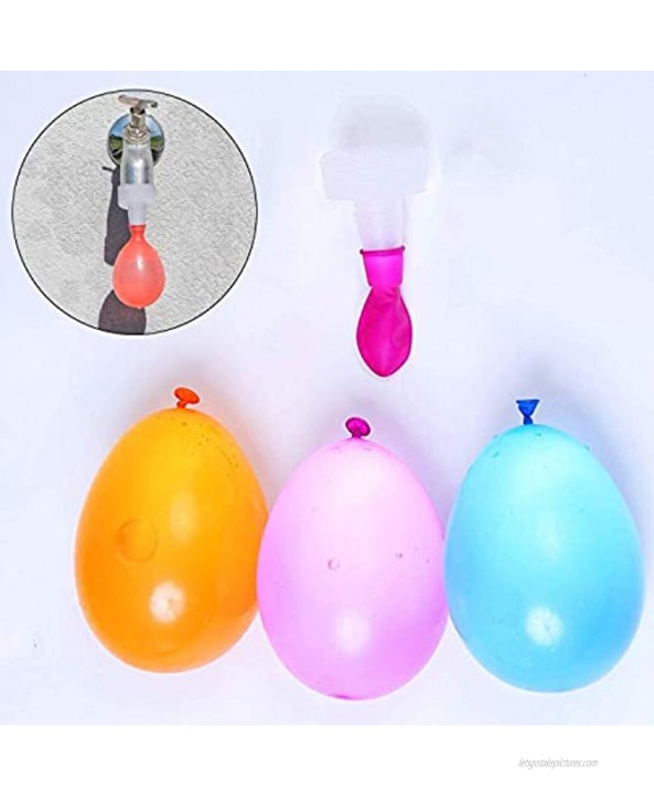500 Pack Water Balloons with Quick Refill Kits Eco-Friendly Latex Water Bomb Balloons for Kids and Adults Water Fight Games Swimming Pool Outdoor Party Summer Splash Fun