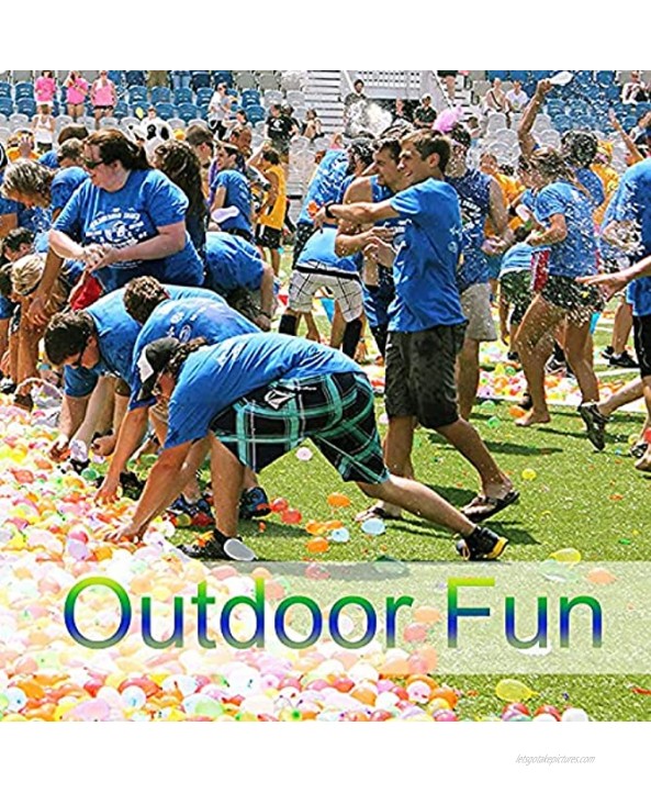 555PCS Water Balloons With Quick Easy Refill Kits Biodegradable Latex Water Bomb Fight Games Outdoor Summer Splash Party Fun For Kids Adults Family Friends Water Balloon Pack