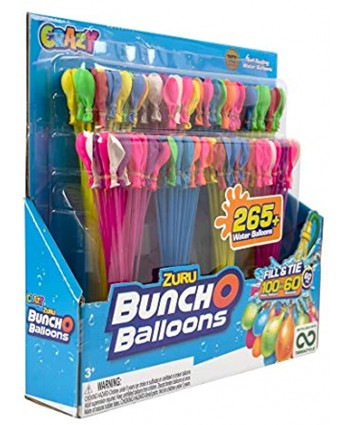 Crazy Bunch O' Balloons Water Balloons 8 Nozzles