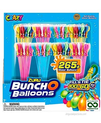 Crazy Bunch O' Balloons Water Balloons 8 Nozzles