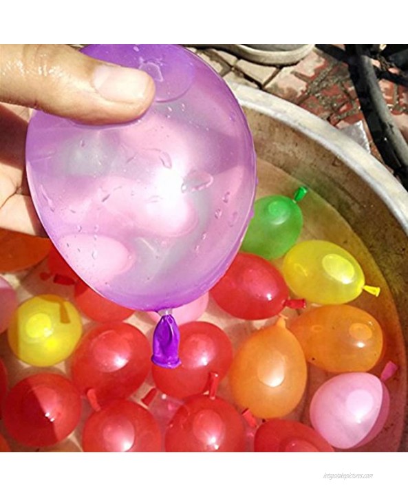 Hibery 1000 Pack Water Balloons Latex Small Balloons Assorted Colors Water ballons with Refill Kits for Fight Games Pool Party Splash Fun for Kids & Adults