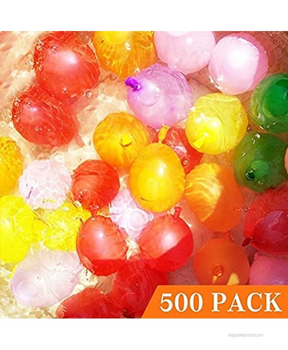 Kosoree Water Balloons Refill Kit Total 500 Pack for Water Sports and Party