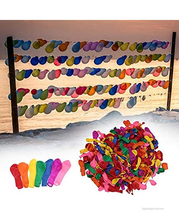 likeitwell Self Sealing Water Balloons 500 Balloons Easy Quick Fill for Splash Fun Kids and Adults Party Pool with in 60 Seconds