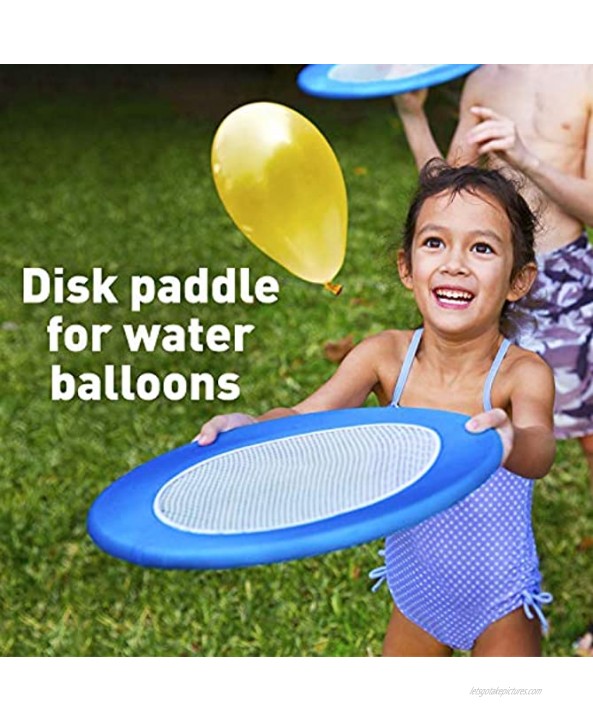 OgoDisk H20 Water Balloon Toss Disc Set 13 Inch Disks Outdoor Game for Pool Beach Parties & More Includes 2 Bouncy Disks & 50 Water Balloons Ages 8+
