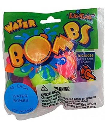 Pioneer Balloons Water Bomb Latex Balloons with Filler Nozzle Assorted Colors 500 Water Balloons