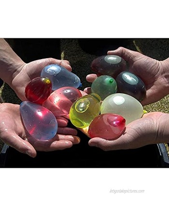 QIXIAO Water Balloon for Children Boys & Girls Adult Summer Fast Water Balloon Outdoor Pool Beach Water Battle Fill Pool Two Bundles to Buy  Color : Multicolored  Size : Twobundle