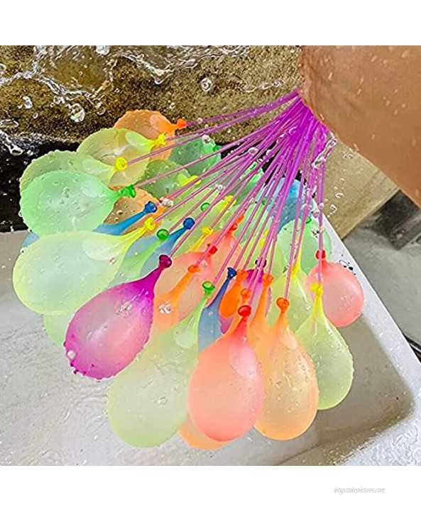 Rapid-Fill Water Balloons 12 Bunch for Kids Girls Boys Balloons Set Party Games Quick Fill Water Balloons bunch o balloons Swimming Pool Outdoor Summer Fun