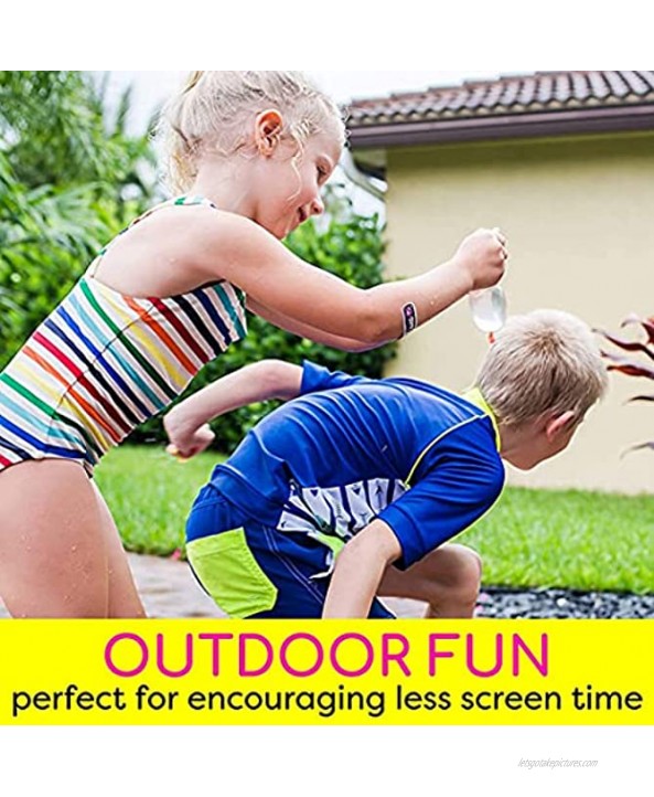 Self-Sealing Water Balloon Suitable for Kids Boys & Girls Adult Parties Easy Fast Summer Splash Fun Outdoor Backyard Pool with 666 Balloons Perfect for Water Bomb Combat Games Outdoor Summer Fun