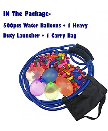 Slingshots for Adults Water Balloon Launcher 500 Yard 3 Man Sling shot With 500 Water Balloons T-shirt Launcher Giant Slingshot Cannnon Catapult