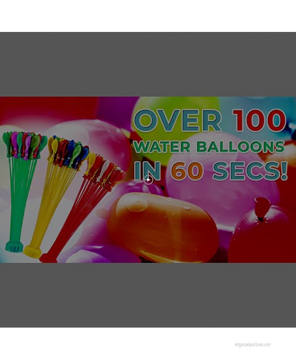 Water Balloons Kids Rapid Fill Bulk Quick Fill Self Sealing 333 444 555pcs Biodegradable Water Ballons Fun Water Toys Swimming Pool & Outdoor Summer Party Water Games Set Random 555