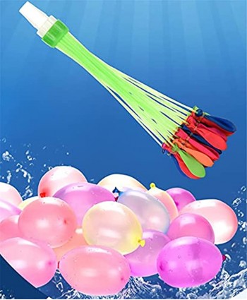 water balloons quick fill self sealing small balloons for party games 637 mixed color water balloons 18 bunches for water pool fun games water games for adults outdoor games for adults and family