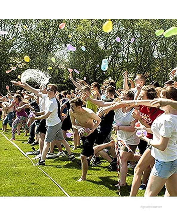 Water Balloons,Girls Boys Water Balloons Set,Party Games Quick Fill 592 Balloons,Outdoor Summer Fun water games Multi-Colored water balloons