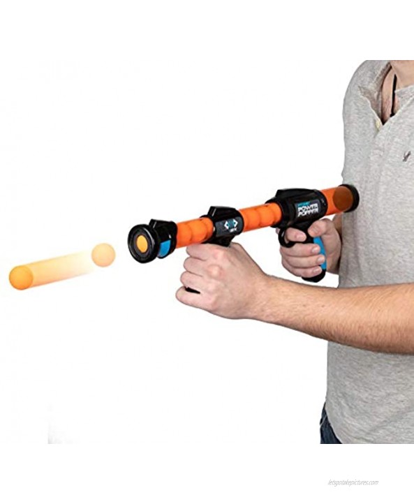 Atomic Power Popper 12X Rapid Fire Foam Ball Blaster Gun Shoots Up to 12 Foam Balls