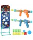 hhibobi Shooting Game Toy for 5+ Years Olds Boys and Girls,2pk Foam Ball Air Toy Guns with Standing Shooting Target Sandbag Toys Pitching Toy Indoor Activity Game for Kids 1 Set