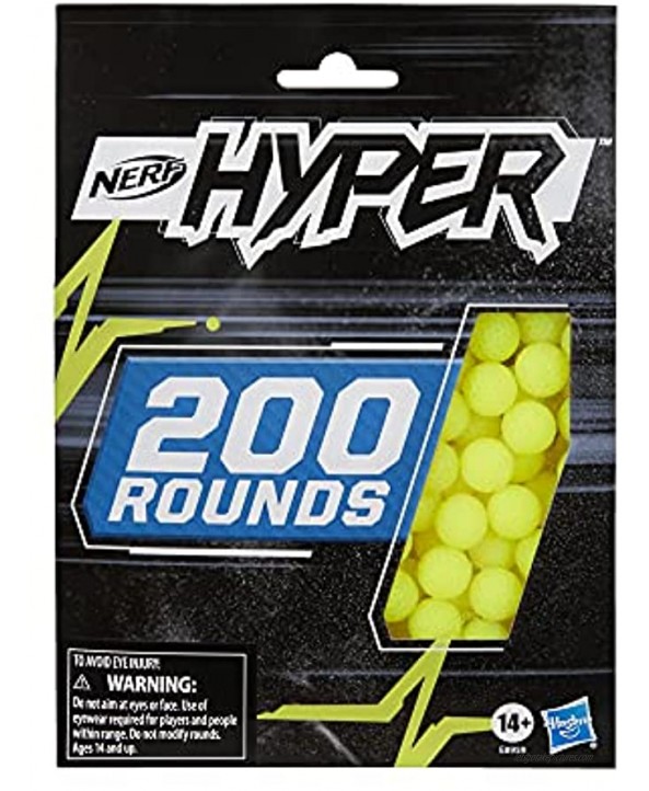 NERF Hyper 200-Round Refill Includes 200 Hyper Rounds for Use Hyper Blasters Stock Up Hyper Games