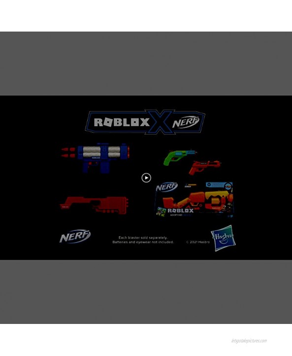 NERF Roblox Arsenal: Pulse Laser Motorized Dart Blaster 10 Elite Darts 10-Dart Clip Code to Unlock in-Game Virtual Item