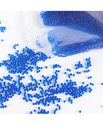Refill Ammo Gel Bullets Beads 6-7mm 5 pack-50,000 Capsules for Gel Ball Toy,Vase Filler DIY Crystal Mud Stress Ball，Water Based Gel Balls Bullet Blue 5 pack-6-7mm