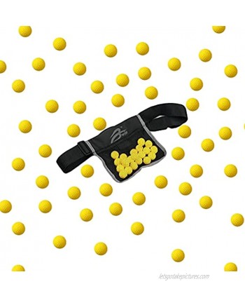[100 Rounds] Nerf Rival Compatible Ammo Bulk Yellow Foam Bullet Ball Replacement Pack for NerfApollo,Zeus,Khaos,Prometheus,Atlas,Kronos,Artemis,Hypnos Yellow