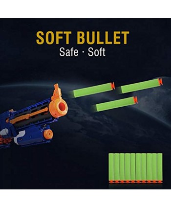 100pcs Dart Lightweight Toy Gun Soft Refill Bullets Darts Portable EVA Bullets for Toy Gungreen