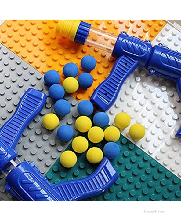 10Pcs Foam Ball Gun Toy Set Eva Foam Ball for Air Toy Guns Shooting Game for Kids Indoor Play Refills Foam Ball Refills