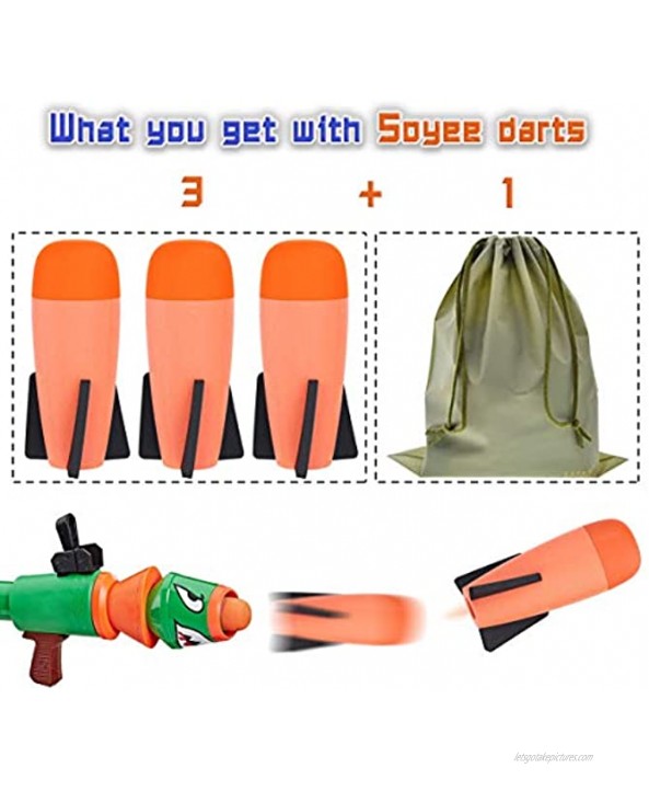 Coodoo Compatible Darts 1003 PCS Refill Pack Bullets for Nerf N-Strike Elite Series Blasters Toy Gun with Storage Bag