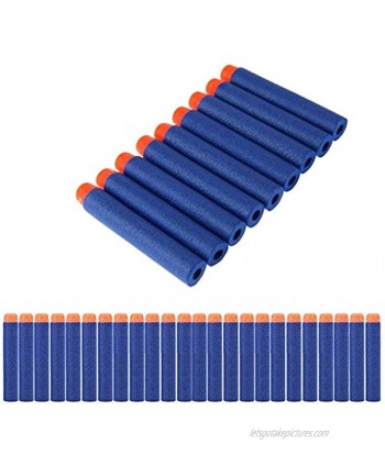 Lot 200 Pcs 7.2cm Blue Foam Darts for Nerf N-strike Elite Series Blasters Toy Gun