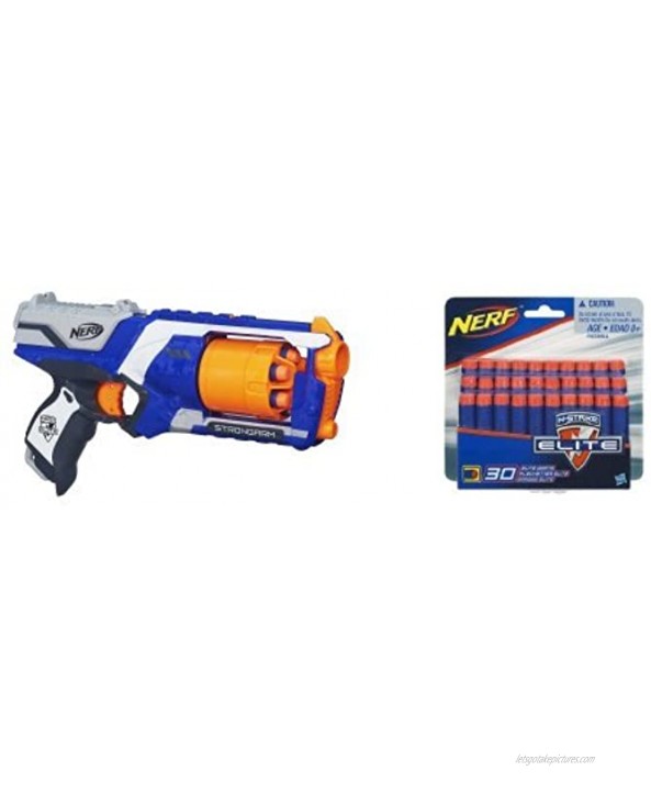 Nerf N-Strike Elite Strong Arm and Dart Refill Pack 30 darts