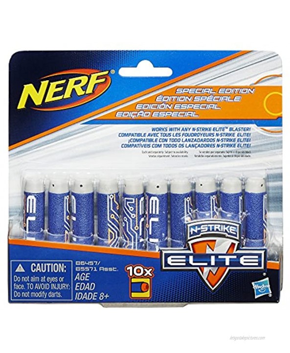 Official Nerf N-Strike Elite Series 10-Dart Refill Blue