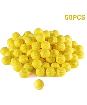 YYID 50 100pcs Rival Refill Replace Round Balls Foam Bullet Balls Pack for Children Kids Toy Guns for Nerf Rival Blasters