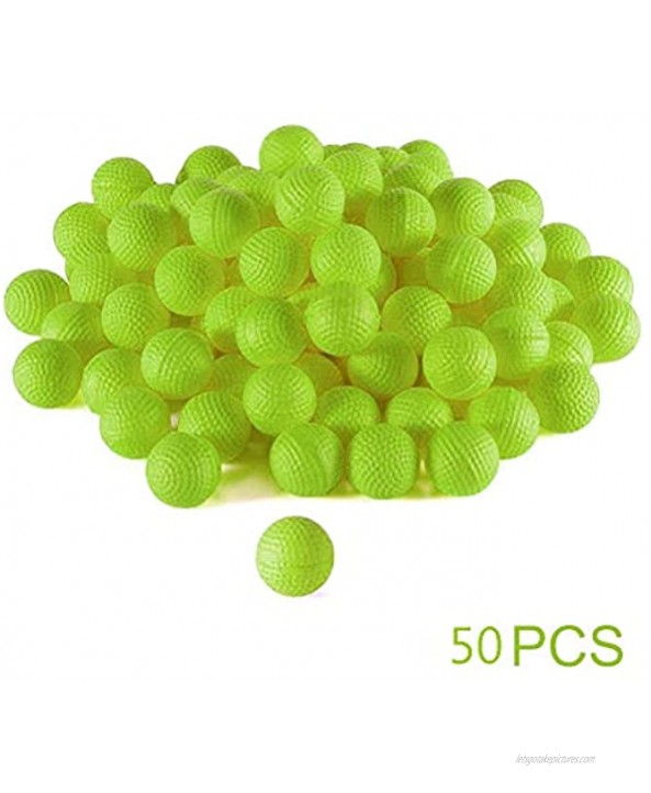 zuoshini Balls for Nerf Rival Blasters Rival Ammo Refill Ammo Bullet Balls Rounds Compatible for Nerf Rival Apollo Children Kids Toy 50pcs
