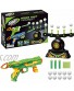 Floating Ball Shooting Games for Kids Compatible with Nerf Guns Glow in The Dark Games Shooting Game Toys for Boys Children's Ideal Gift with 1 Blaster Toy Gun 10 Soft Foam Balls 3 Darts