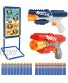 hockvill Shooting Game Toys for 5 6 7 8 9 10 + Years Old Boys Girls 2 Pcs Blaster Toy Guns & Shooting Target & 40 Foam Bullets Indoor Outdoor Kids Toddler Toys