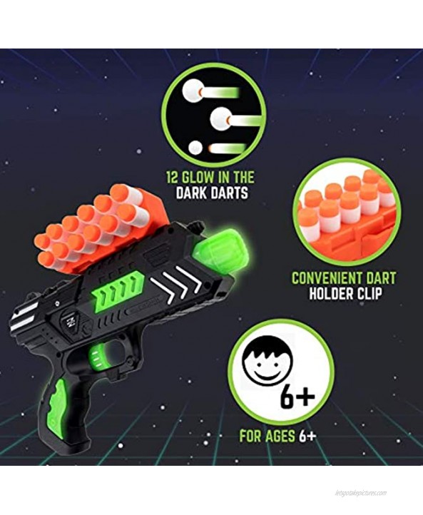 Pidoko Kids Hover Shot Orblitz Floating Ball Shooting Game Compatible with Nerf Glow in the Dark Target Practice with Foam Dart Blaster Cool Toys for Boys 6 7 8 9 10 11
