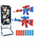 Shemira Shooting Game Toy for 5 6 7 8 9 10+ Years Olds Boys and Girls,2pk Foam Ball Popper Air Guns & Shooting Target & 24 Foam Balls Ideal Gift -Space War Theme- Compatible with Nerf Toy Guns