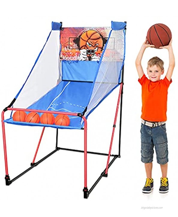 Basketball Arcade Game Indoor Play Equipment Sports Activities & Birthday Party Games for Kids