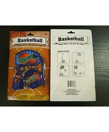 Basketball Finger Sport Game with Complete Basketball System Shooting Pad and 3 Mini Basketballs by Greenbrier