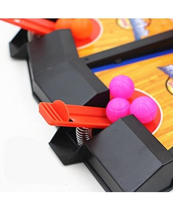 Basketball Shooting Game YUYUGO 2-Player Desktop Table Basketball Games Classic Arcade Games Basketball Hoop Set Fun Sports Toy for Adults-Help Reduce Stress