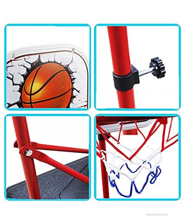 SOWOW Toddler Basketball Hoop for Kids Kids Basketball Hoop Adjustable Height Mini Basketball Hoop for Toddler 3 Years Old