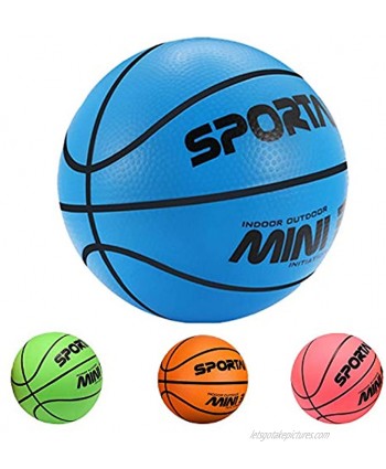 Stylife Mini Basketballs for Kids 1 PCS Hoop Basketball First Basketball for Children & Teenagers 5 Inch Blue