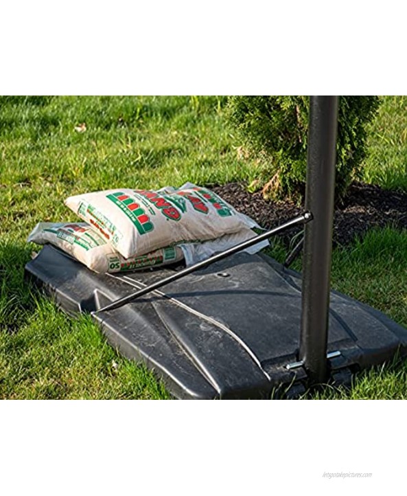 The Hoop Helper – Replace Unsightly Sand Bags Bricks and Concrete Blocks on Your Portable Basketball Hoop!