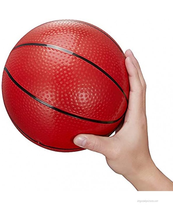 YAOASEN Toddler Kids Replacement Mini Toy Basketball Inflation Mini Ball ,Pool Basketballs Ball Hoop Indoor Outdoor Toy with Pump and Basketball Needles