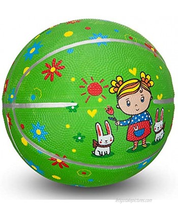 YAPASPT Kids Basketball 7inch Mini Cute Basketball Ball for Girls Boy Children Gift