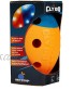 Blue Orange Clydo- The Incredible 24 Hour Football for Kids Age 8 Years and Up- Lights up! Orange Blue