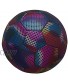 Cheng-store Glow in The Dark Soccer Ball Holographic Reflective Soccer Ball Luminous Colorful Soccer Ball Made by High-Tech Fluorescent Materials Beautiful at Night Size 4 Size 5 Polite